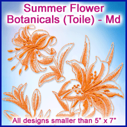 A Summer Flower Botanicals (Toile) Design Pack