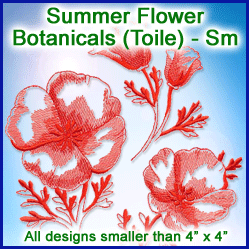 A Summer Flower Botanicals (Toile) Design Pack