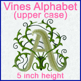 A Vines Alphabet Design Pack