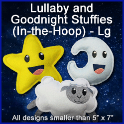 A Lullaby and Goodnight Stuffies (In-the-Hoop) Design Pack
