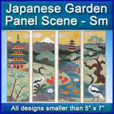 A Japanese Garden Panel Scene Design Pack
