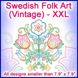 A Swedish Folk Art (Vintage) Design Pack
