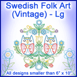 A Swedish Folk Art (Vintage) Design Pack