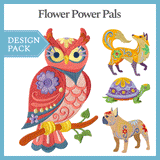 A Flower Power Pals Design Pack