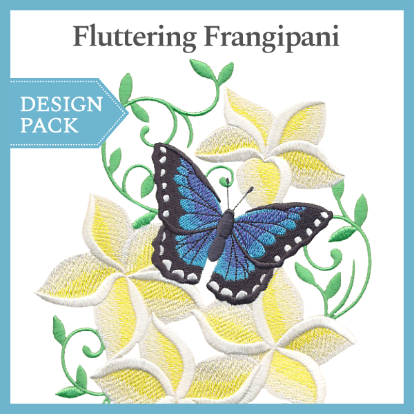 A Fluttering Frangipani Design Pack