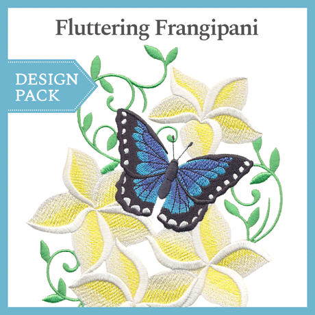 A Fluttering Frangipani Design Pack