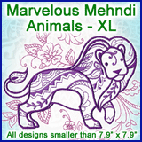 A Marvelous Mehndi Animals Design Pack