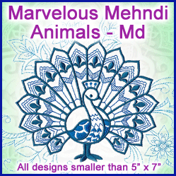A Marvelous Mehndi Animals Design Pack