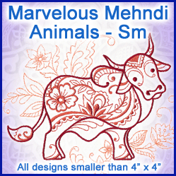A Marvelous Mehndi Animals Design Pack