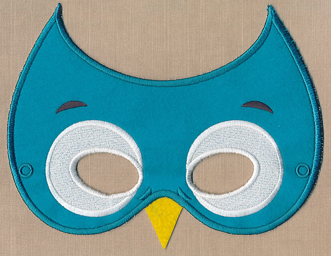 Woodland Owl Mask - Large (In-the-Hoop)