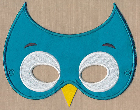 Woodland Owl Mask - Large (In-the-Hoop)