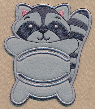 Woodland Raccoon Napkin Holder (In-the-Hoop)