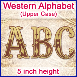 A Western Alphabet Design Pack