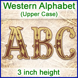 A Western Alphabet Design Pack