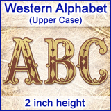 A Western Alphabet Design Pack