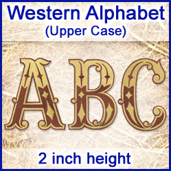 A Western Alphabet Design Pack
