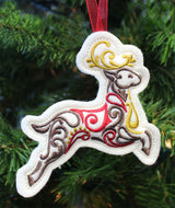 Christmas Filigree Reindeer (In-the-Hoop)
