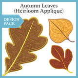 A Autumn Leaves (Heirloom Applique) Design Pack