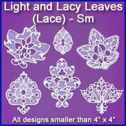 A Light and Lacy Leaves (Lace) Design Pack