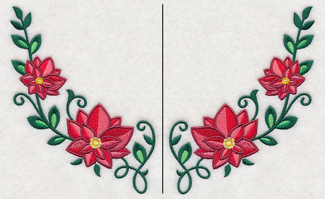 Poinsettia Neckline (Crewneck) (Split)