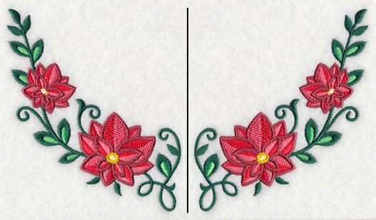 Poinsettia Neckline (Crewneck) (Split)