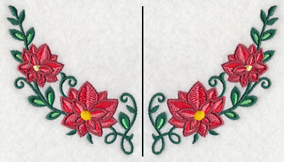 Poinsettia Neckline (Crewneck) (Split)