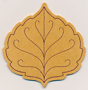 Birch Leaf Coaster (In-the-Hoop)