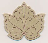 Grape Leaf Coaster (In-the-Hoop)