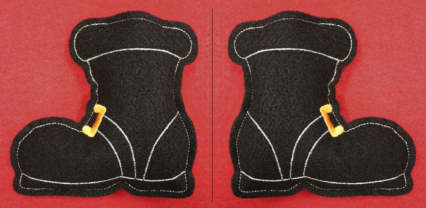 Santa Boots (In-the-Hoop)