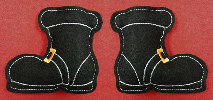 Santa Boots (In-the-Hoop)