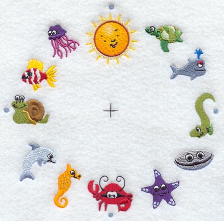 Baby Nursery Clock - Split