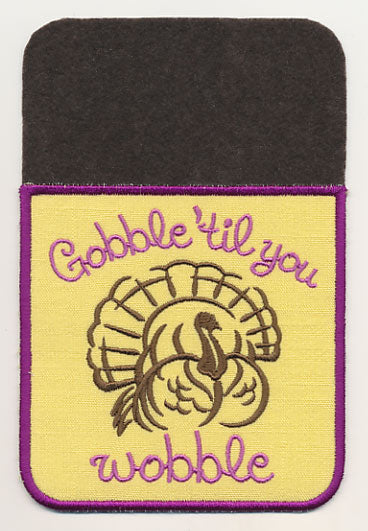 Gobble 'Til You Wobble Silverware Holder (In-the-Hoop)