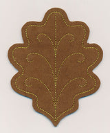 Oak Leaf Coaster (In-the-Hoop)