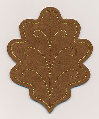 Oak Leaf Coaster (In-the-Hoop)