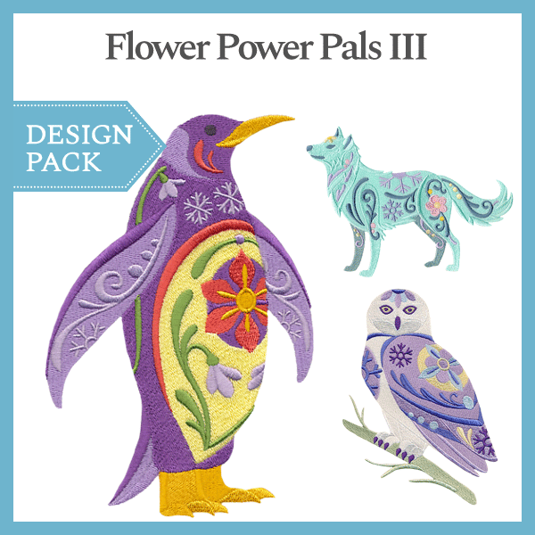 A Flower Power Pals III Design Pack