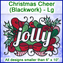 A Christmas Cheer (Blackwork) Design Pack