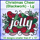 A Christmas Cheer (Blackwork) Design Pack
