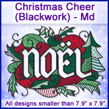 A Christmas Cheer (Blackwork) Design Pack