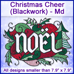 A Christmas Cheer (Blackwork) Design Pack