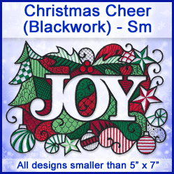 A Christmas Cheer (Blackwork) Design Pack