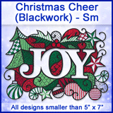 A Christmas Cheer (Blackwork) Design Pack