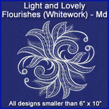 A Light and Lovely Flourishes (Whitework) Design Pack