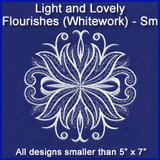 A Light and Lovely Flourishes (Whitework) Design Pack