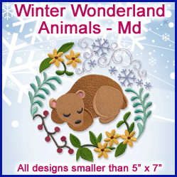 A Winter Woodland Animals Design Pack
