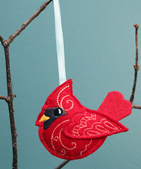 Cardinal Stuffie (In-the-Hoop)
