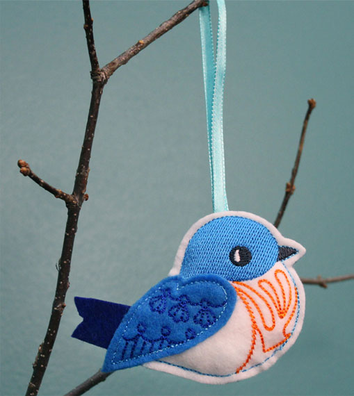 Bluebird Stuffie (In-the-Hoop)