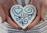 Winter Hand Warmer Heart (In-the-Hoop)