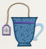 Teacup Bookmark (In-the-Hoop)