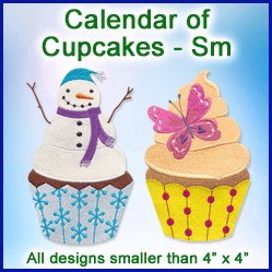 A Calendar of Cupcakes Design Pack