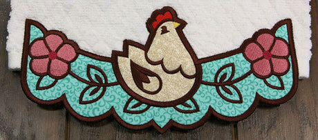 Country Cluck Border (Edgy Applique)